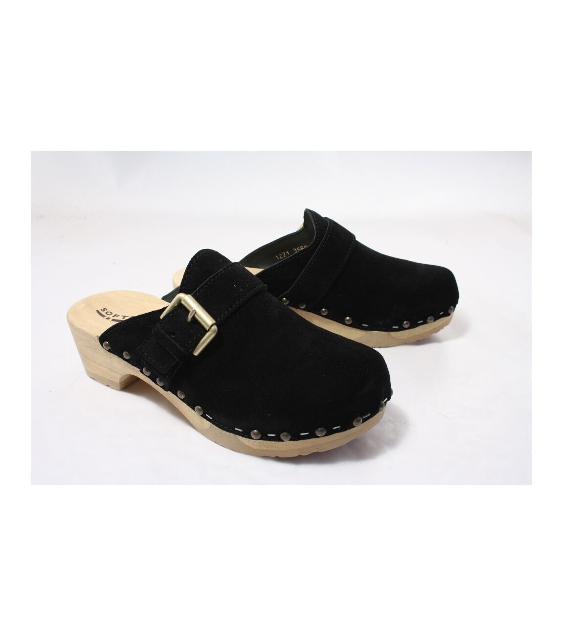 Softclox Dames slippers zwart 38