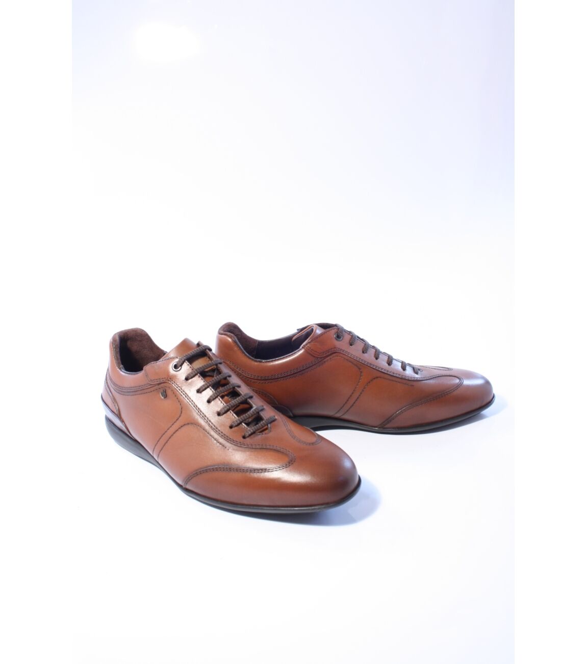 Van Bommel SBM-10016-24-01 - Volwassenen Heren sneakersVrije tijdsschoenen - Kleur: Cognac - Maat: 42