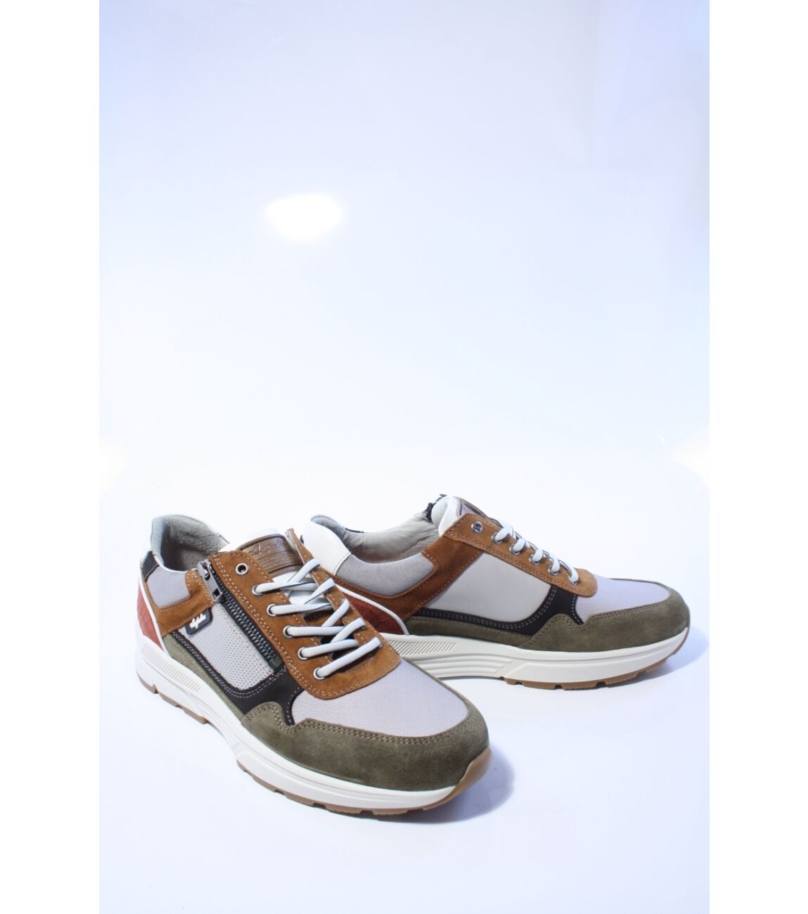 Australian Footwear - Connery Sneakers Grijs - Grey Combi - 43
