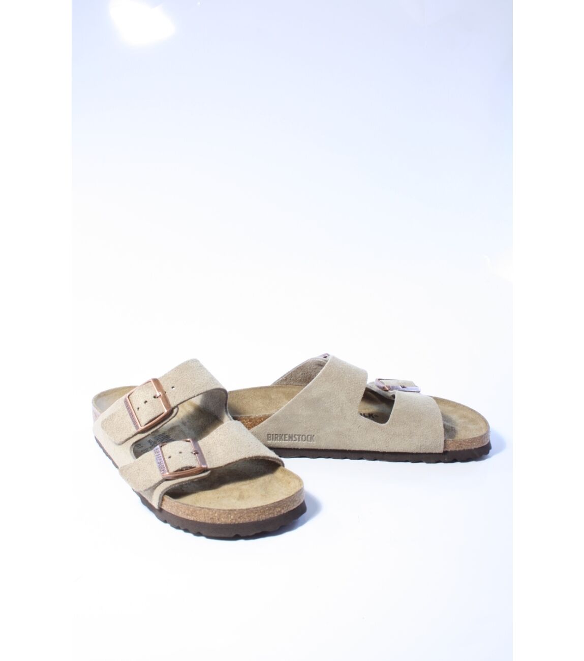 Birkenstock Arizona Dames Slippers - Dames - Taupe - Maat 41