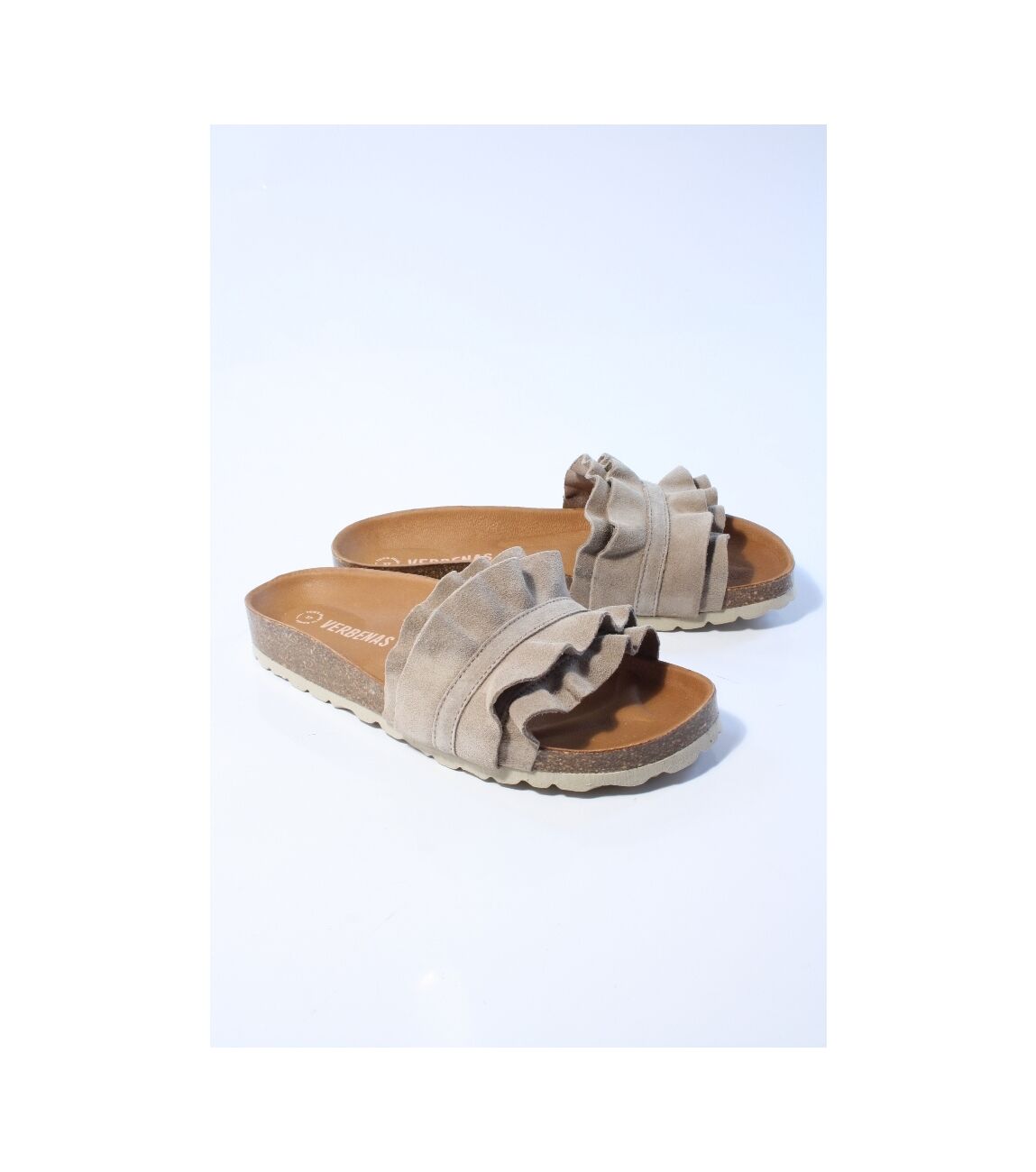 Verbenas Rocio Slippers - Dames - Taupe - Maat 40