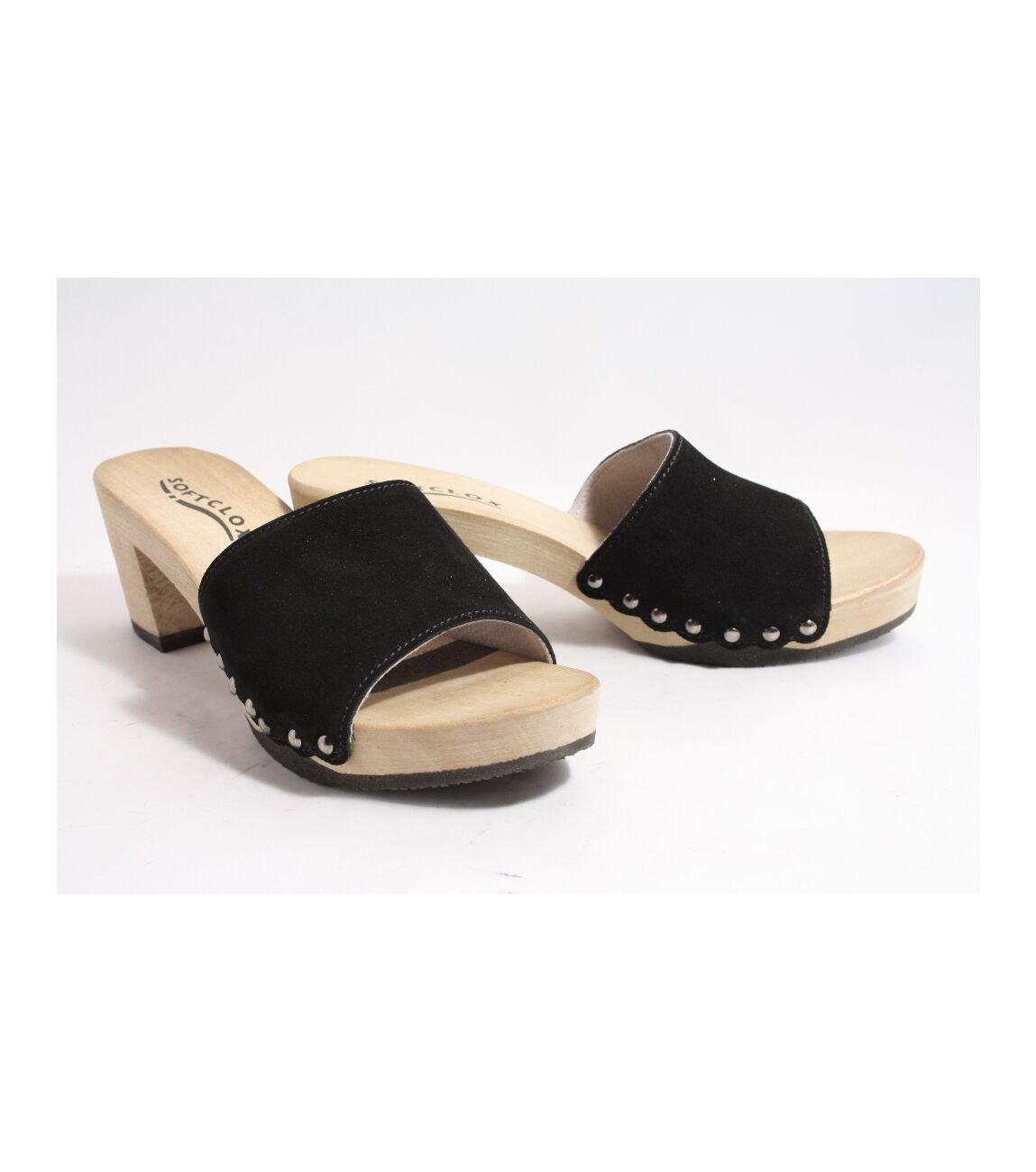 Softclox Dames slippers zwart 39